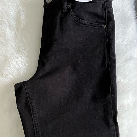 NWT TopShop Jamie Petite High Waist Skinny Black Jeans W28 To Fit L28 US6 - Picture 9 of 9